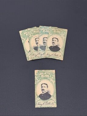 Vintage King Gillette Safety Razor Blade Antique Shaving Vanity Canada